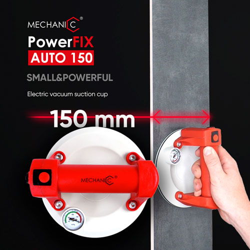 POWERFIX AUTO 150 bat. vakuumski podizač, auto održavanje tlaka, do 70kg + kofer - Slika 7